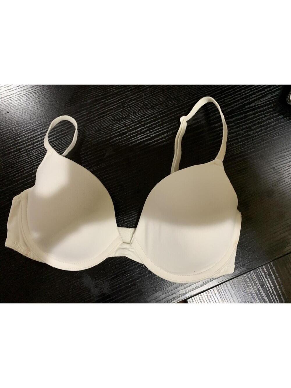 PINK victoria secret wear everywhere demi white bra 32 C multiway